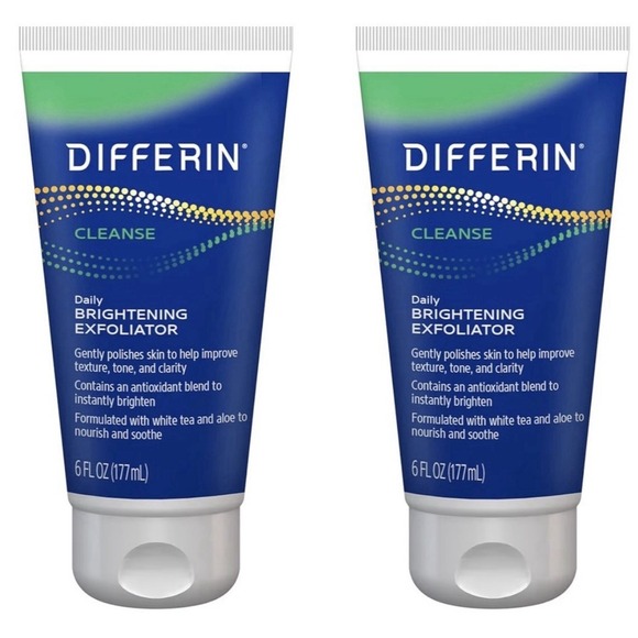 Differin Other - 2 Pack-Differin Face Scrub Daily Brightening Exfoliator 6 fl oz Each